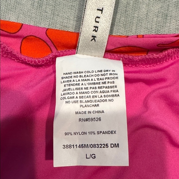 Pink Floral Long Sleeve Swimsuit - Picture 8 of 10